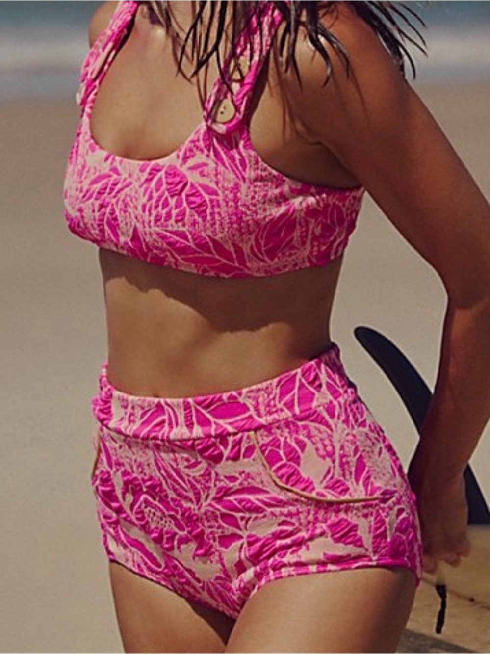Seea pink Georgia bikini bottom size XS